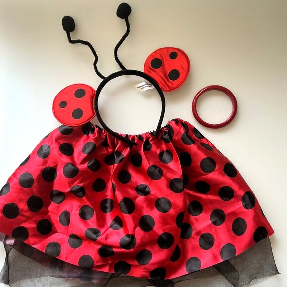 LADYBUG HALLOWEEN COSPLAY COSTUME EUC - Picture 1 of 7